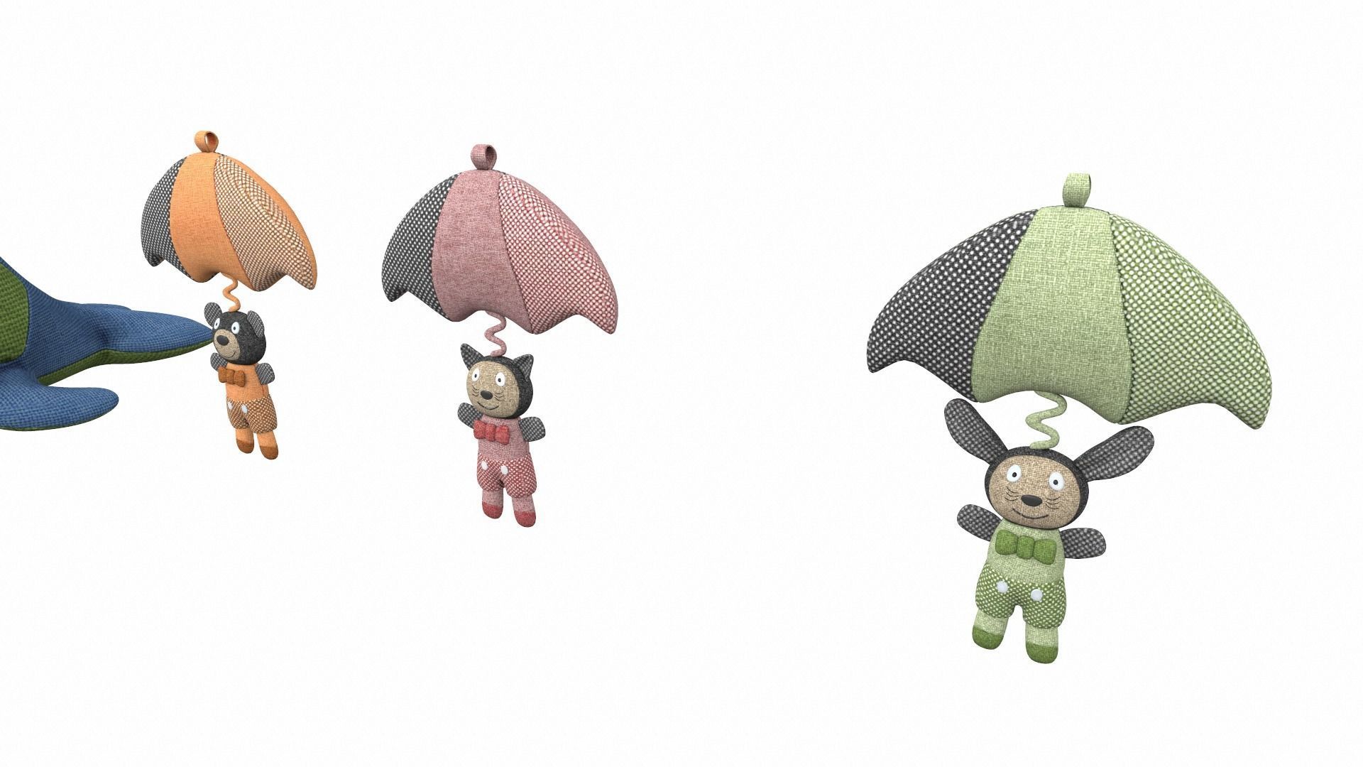 Plush toy collection pack part 1 3D model_14