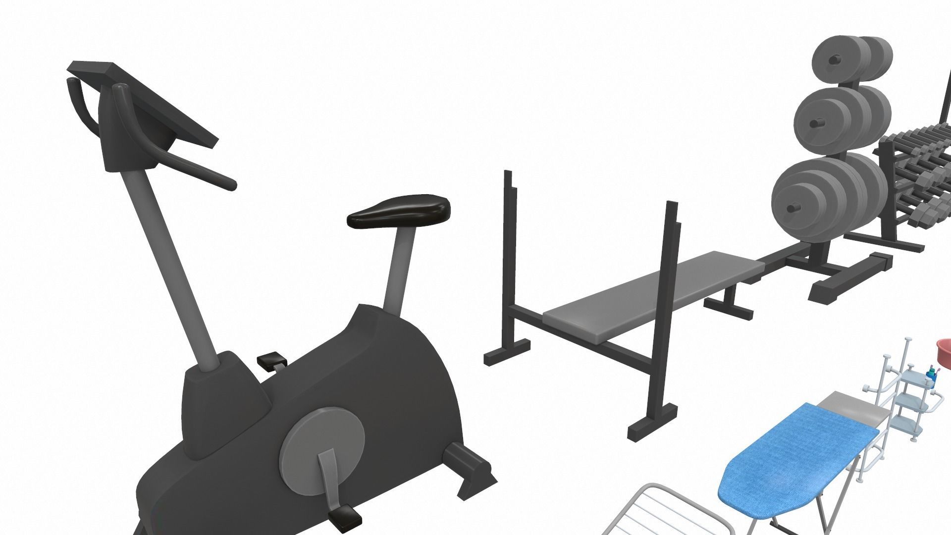 Cartoon work props pack 100Plus 3D model_15