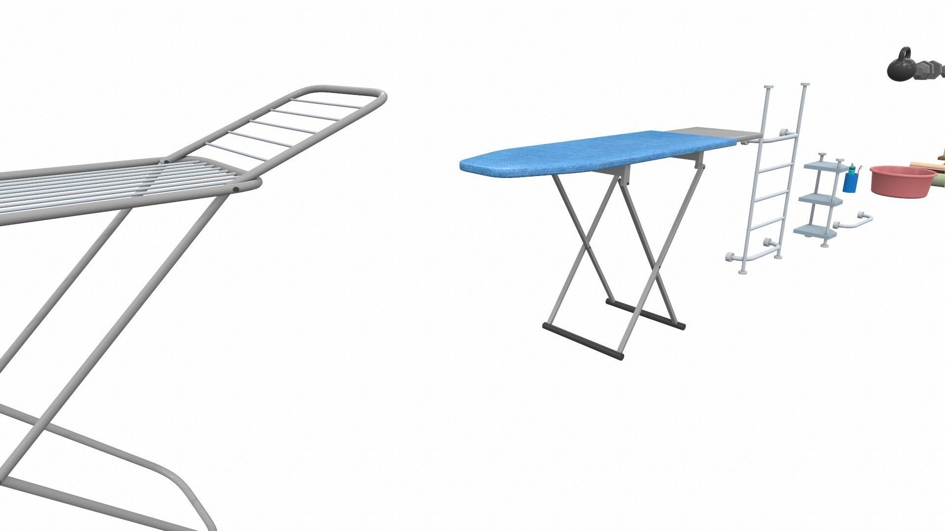 Cartoon work props pack 100Plus 3D model_16