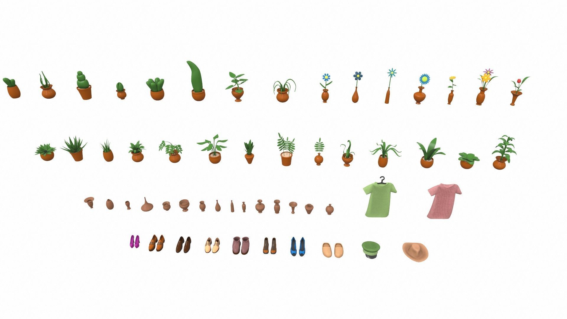 Cartoon work props pack 100Plus 3D model_8