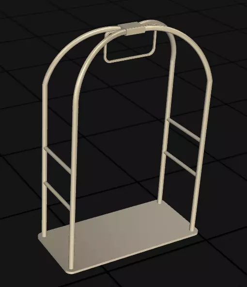 Luggage rack Free 3D model