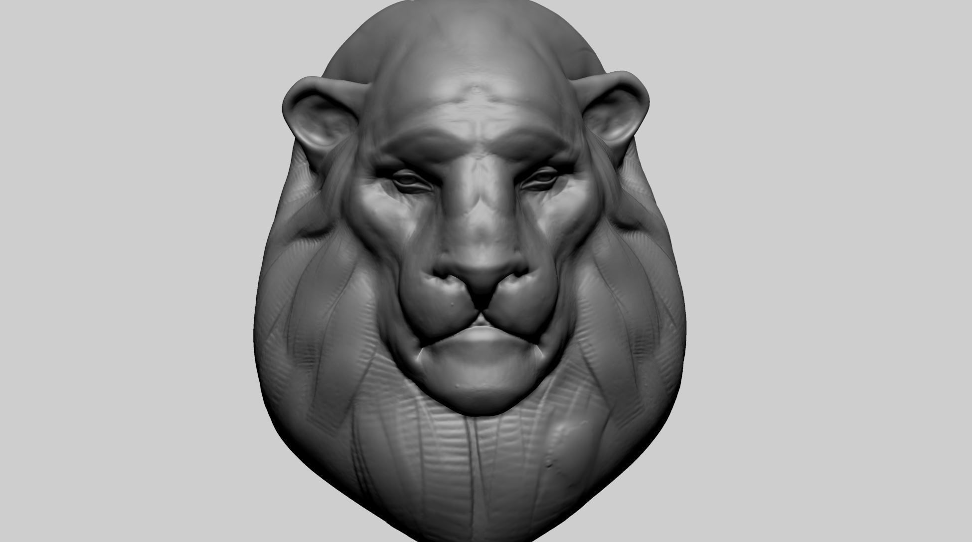 Creature Head R 3D model_5