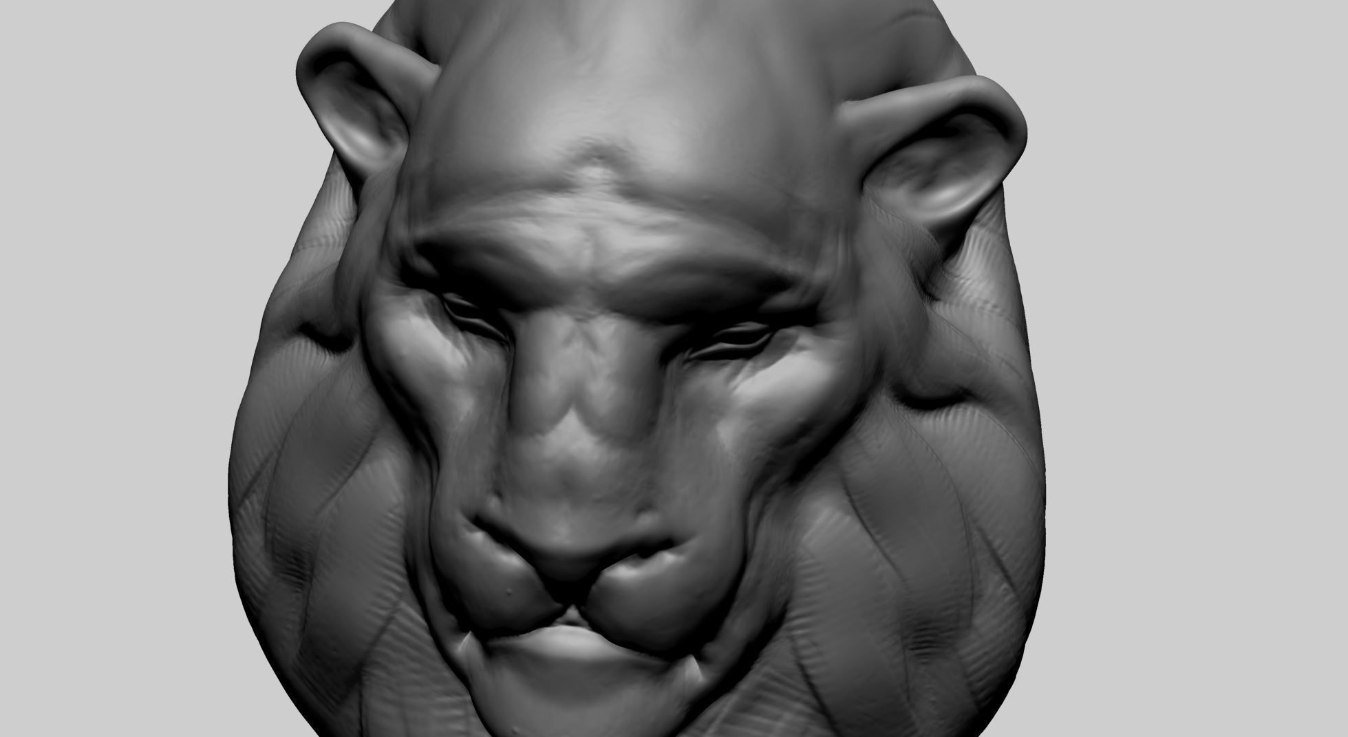 Creature Head R 3D model_8