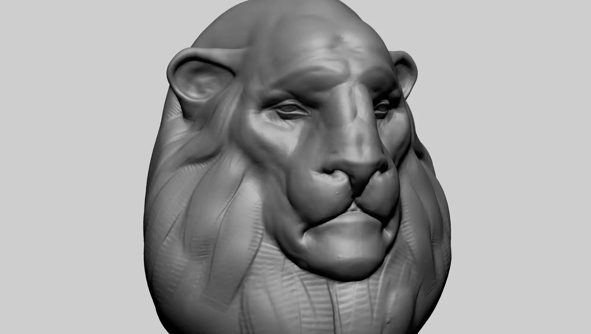 Creature Head R 3D model_0