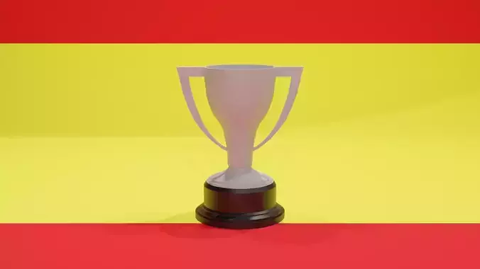 La Liga Trophy 3D print model