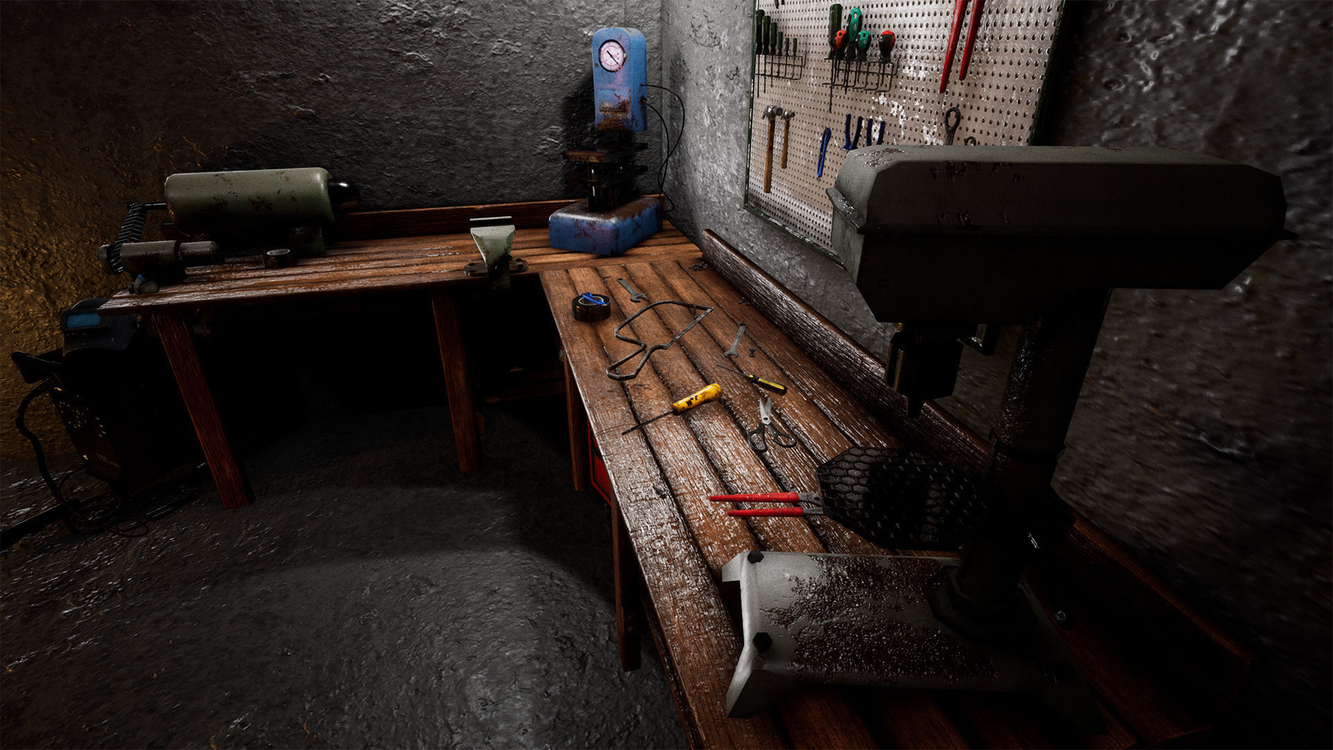 Workbench Props  40 Assets Low-poly 3D model_5