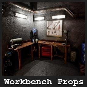 Workbench Props  40 Assets Low-poly 3D model_15