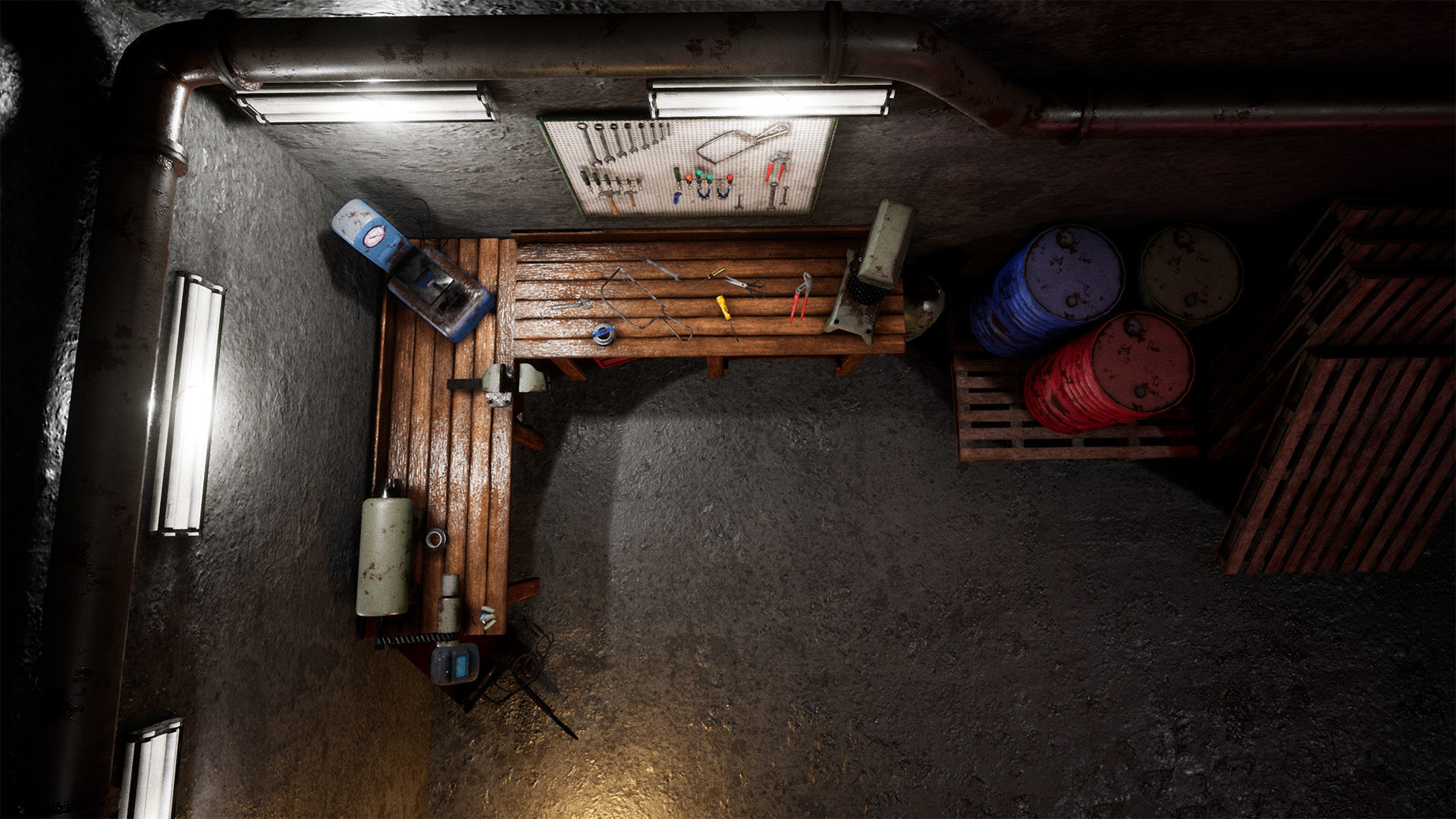 Workbench Props  40 Assets Low-poly 3D model_9