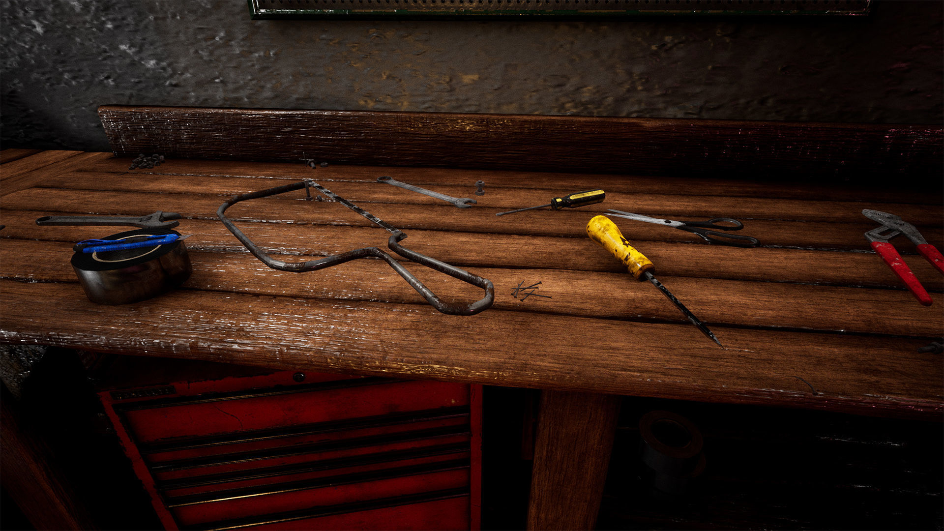 Workbench Props  40 Assets Low-poly 3D model_8