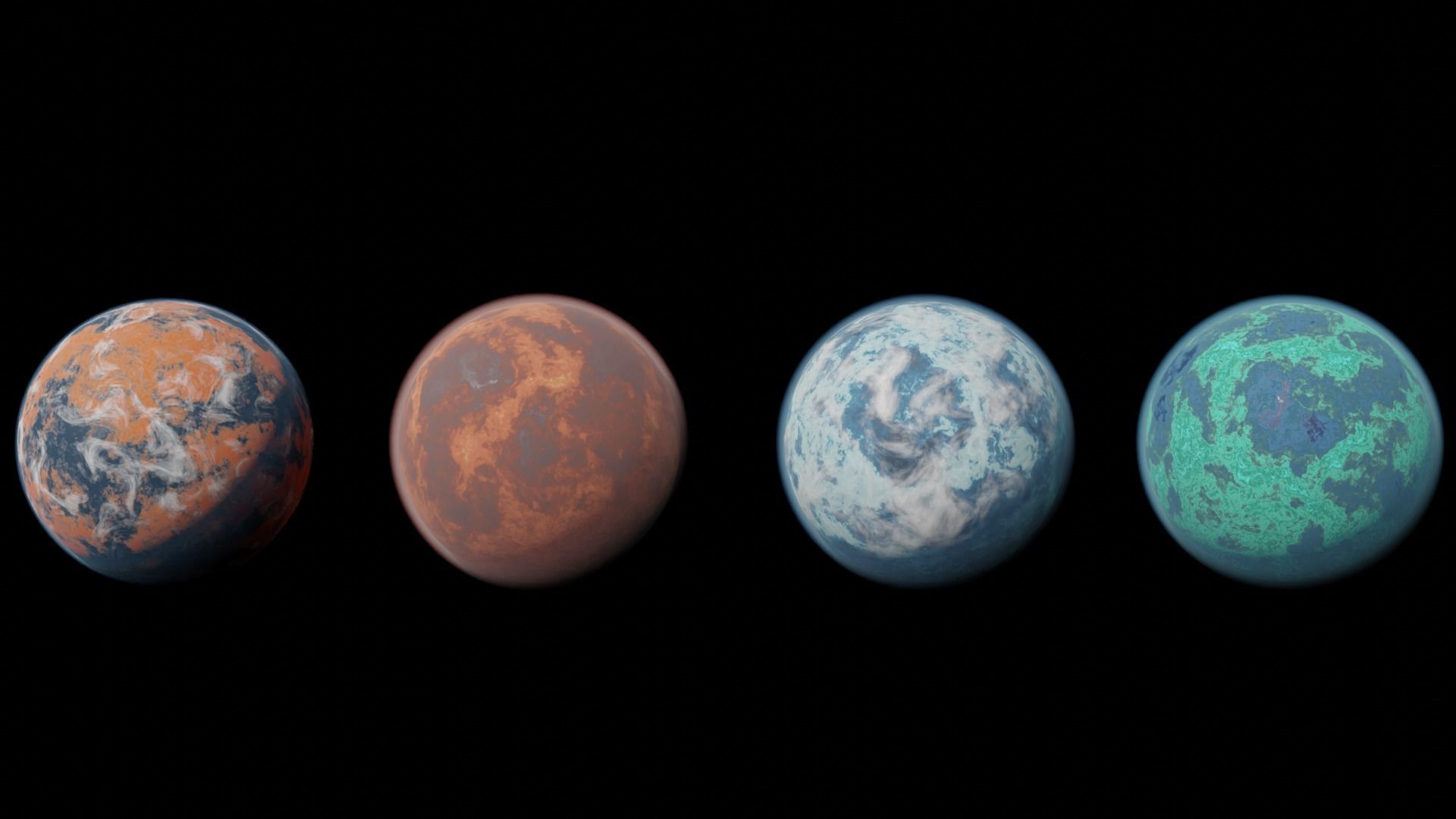 Planet Pack 3D model_1