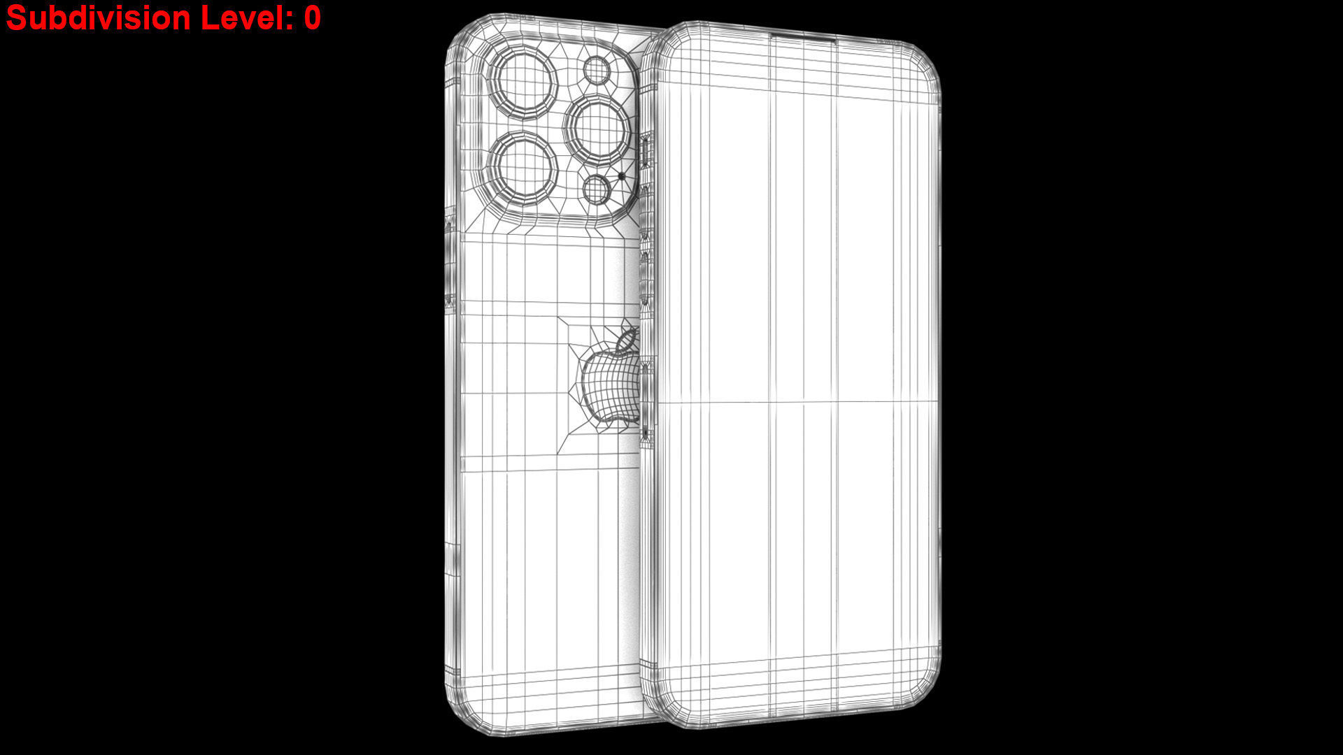 Apple iPhone 14 Pro Max All Color Low-poly 3D model_51