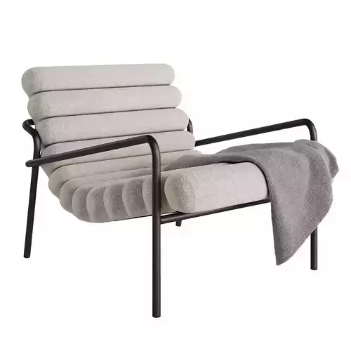 Alto armchair Low-poly 3D model