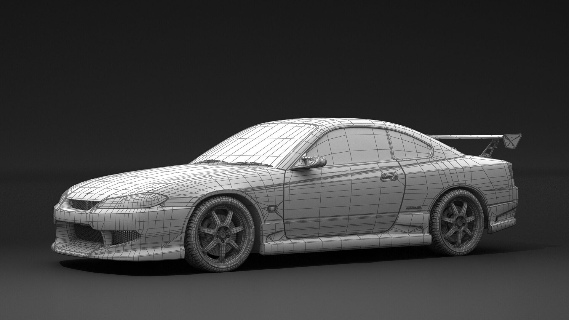 Nissan Silvia S15 Tokyo Drift 3D model_13