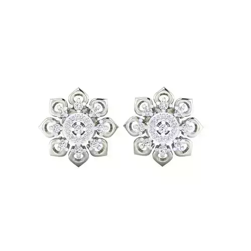 Women earrings 3D print model