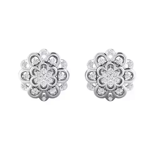 Women earrings 3D print model