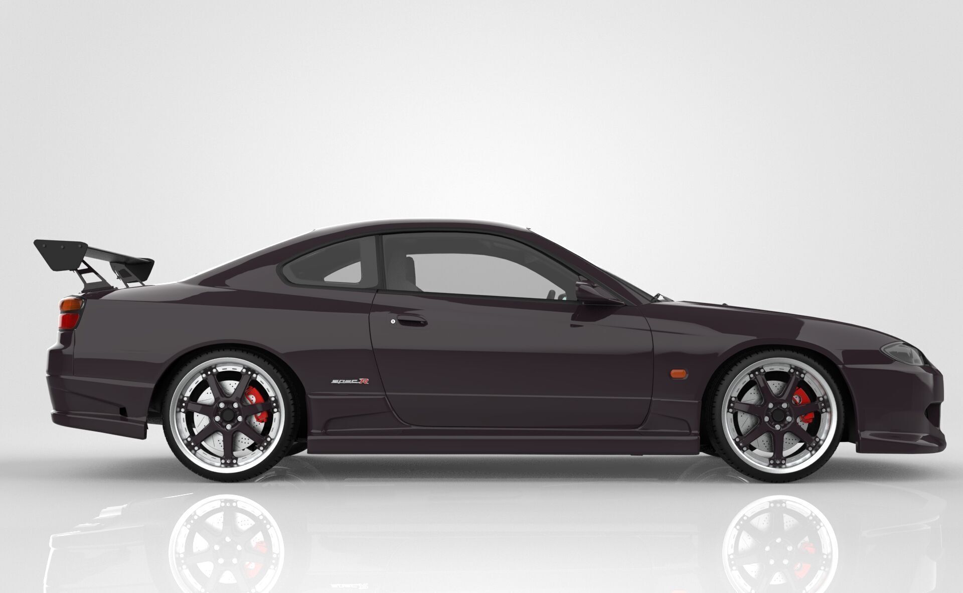Nissan Silvia s15 3D model_7