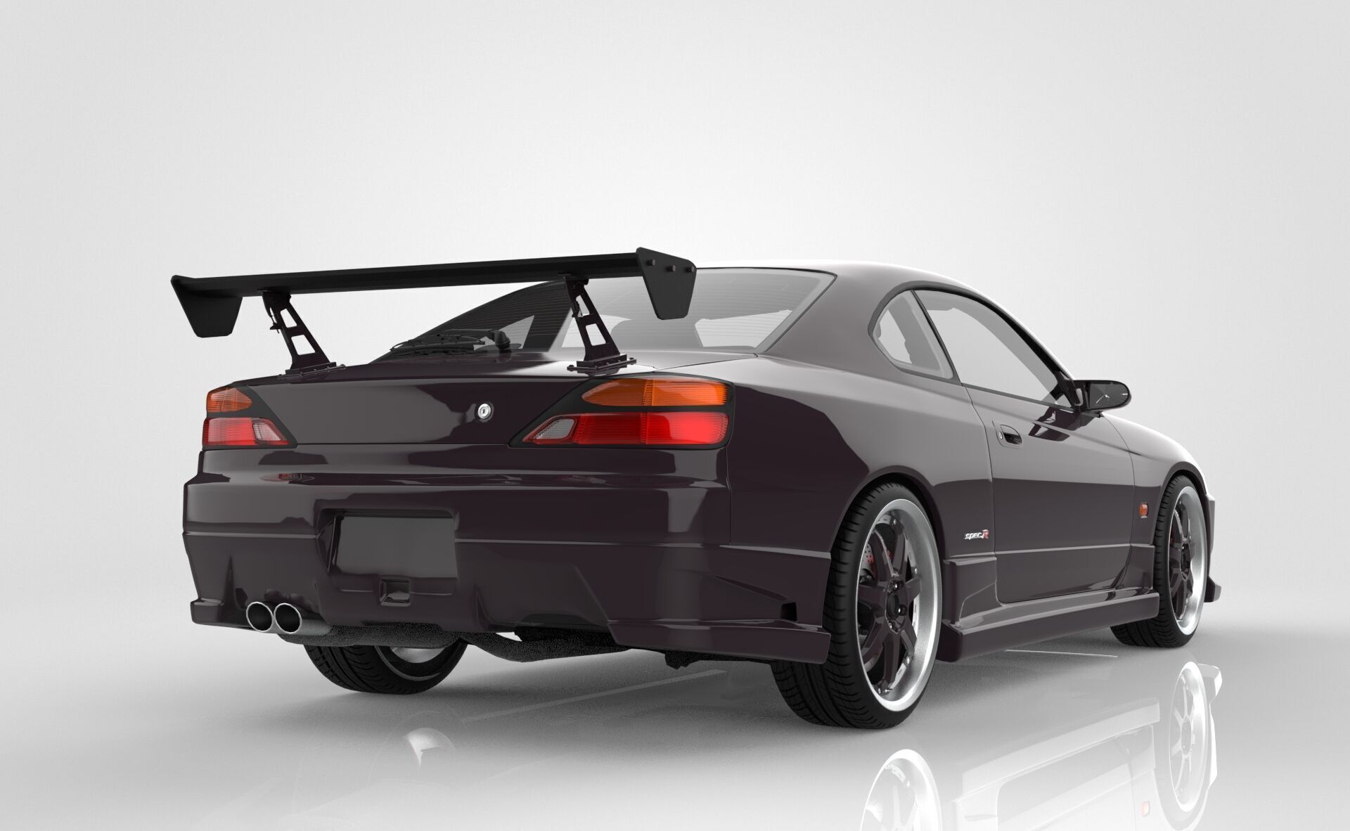 Nissan Silvia s15 3D model_5