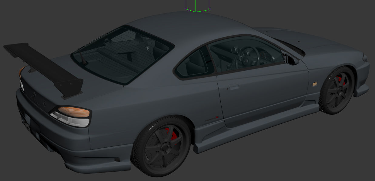 Nissan Silvia s15 3D model_12