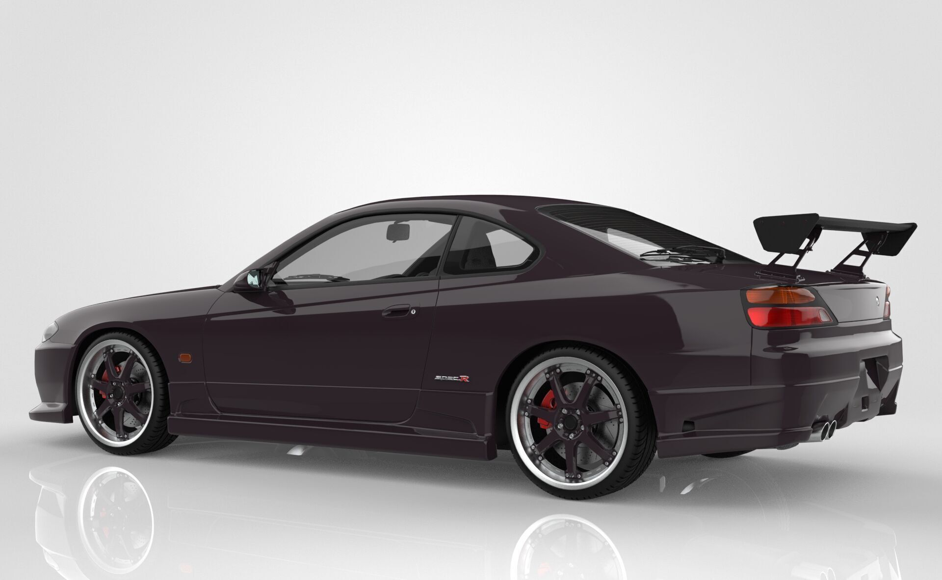 Nissan Silvia s15 3D model_2