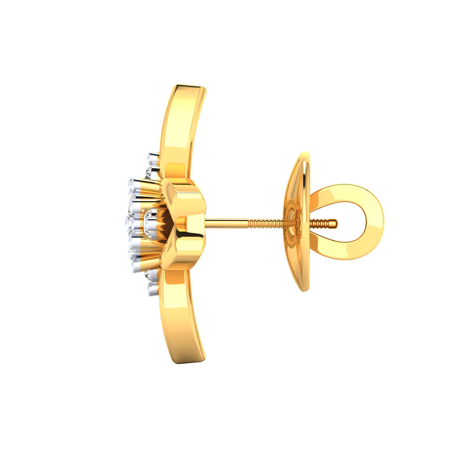 Women earrings 3D print model_15