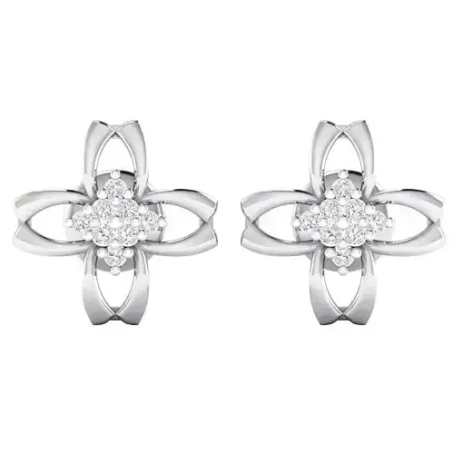 Women earrings 3D print model