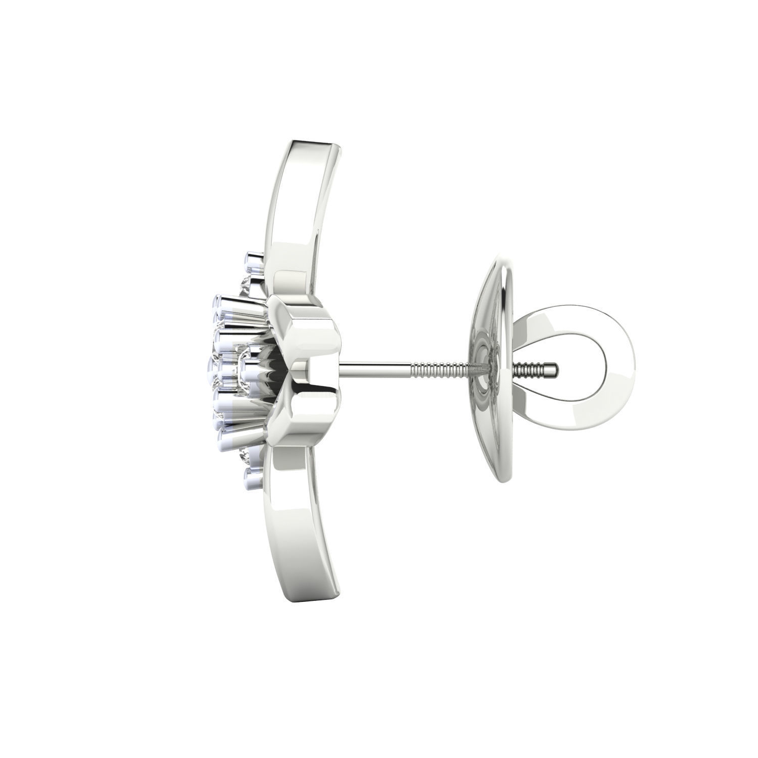 Women earrings 3D print model_8