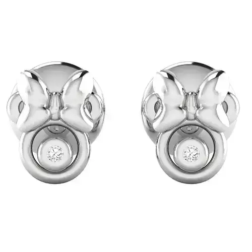 Women earrings 3D print model