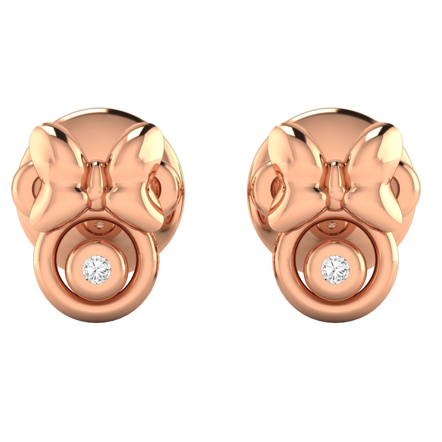 Women earrings 3D print model_6