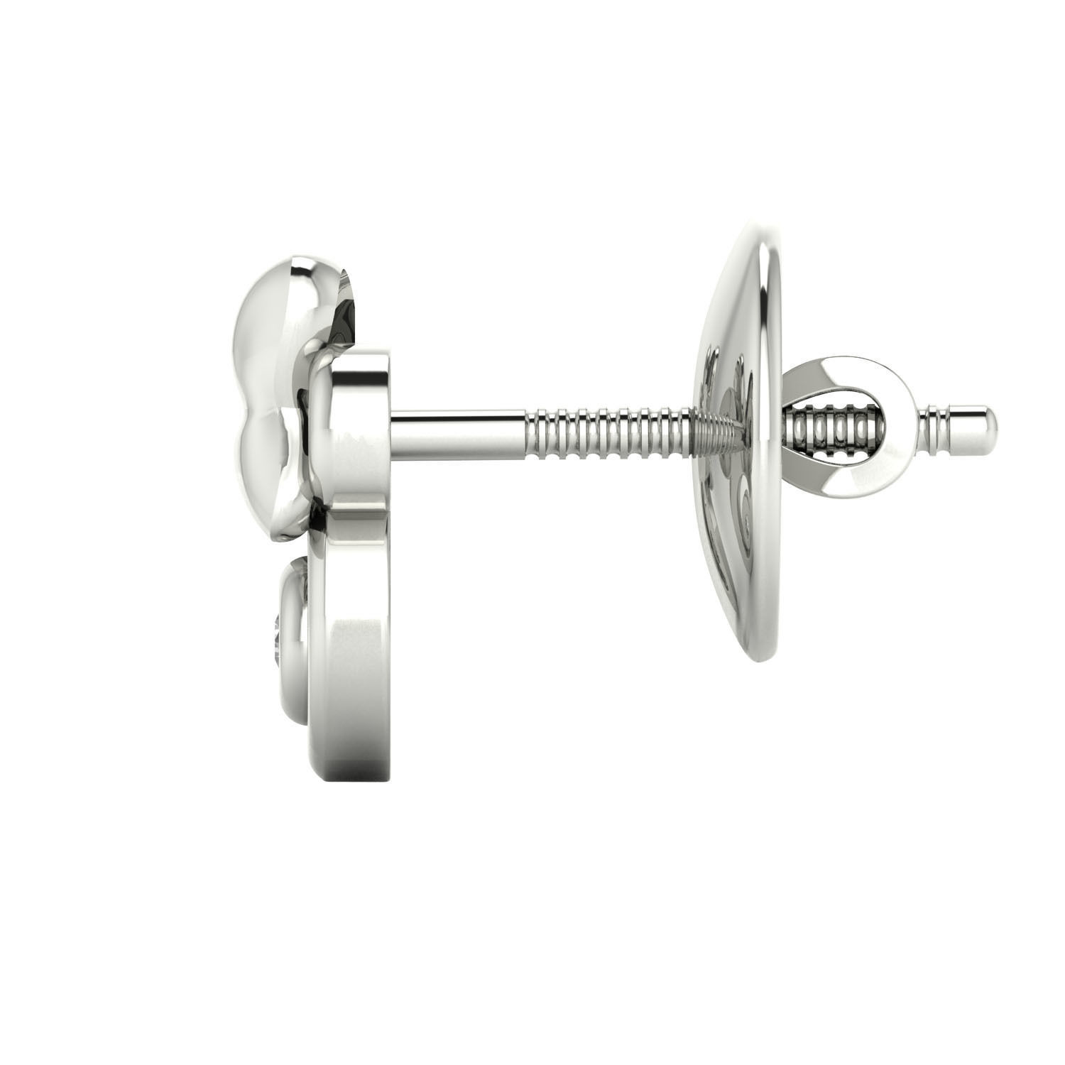 Women earrings 3D print model_9