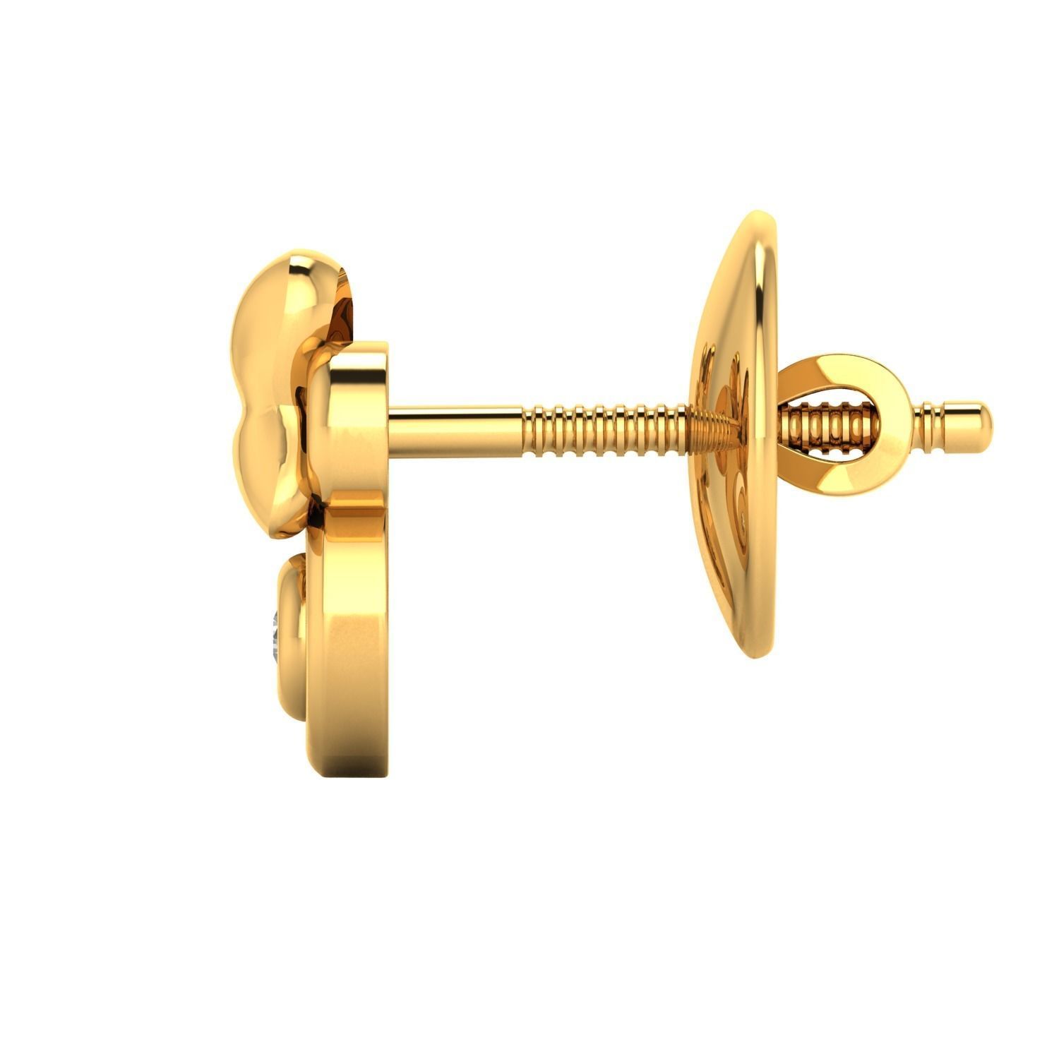 Women earrings 3D print model_15