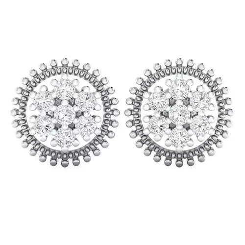Women earrings 3D print model