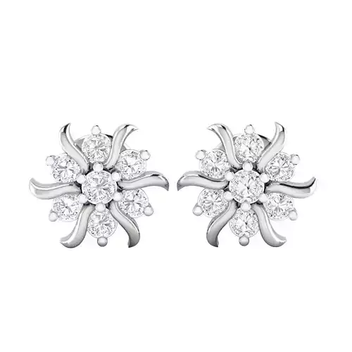 Women earrings 3D print model