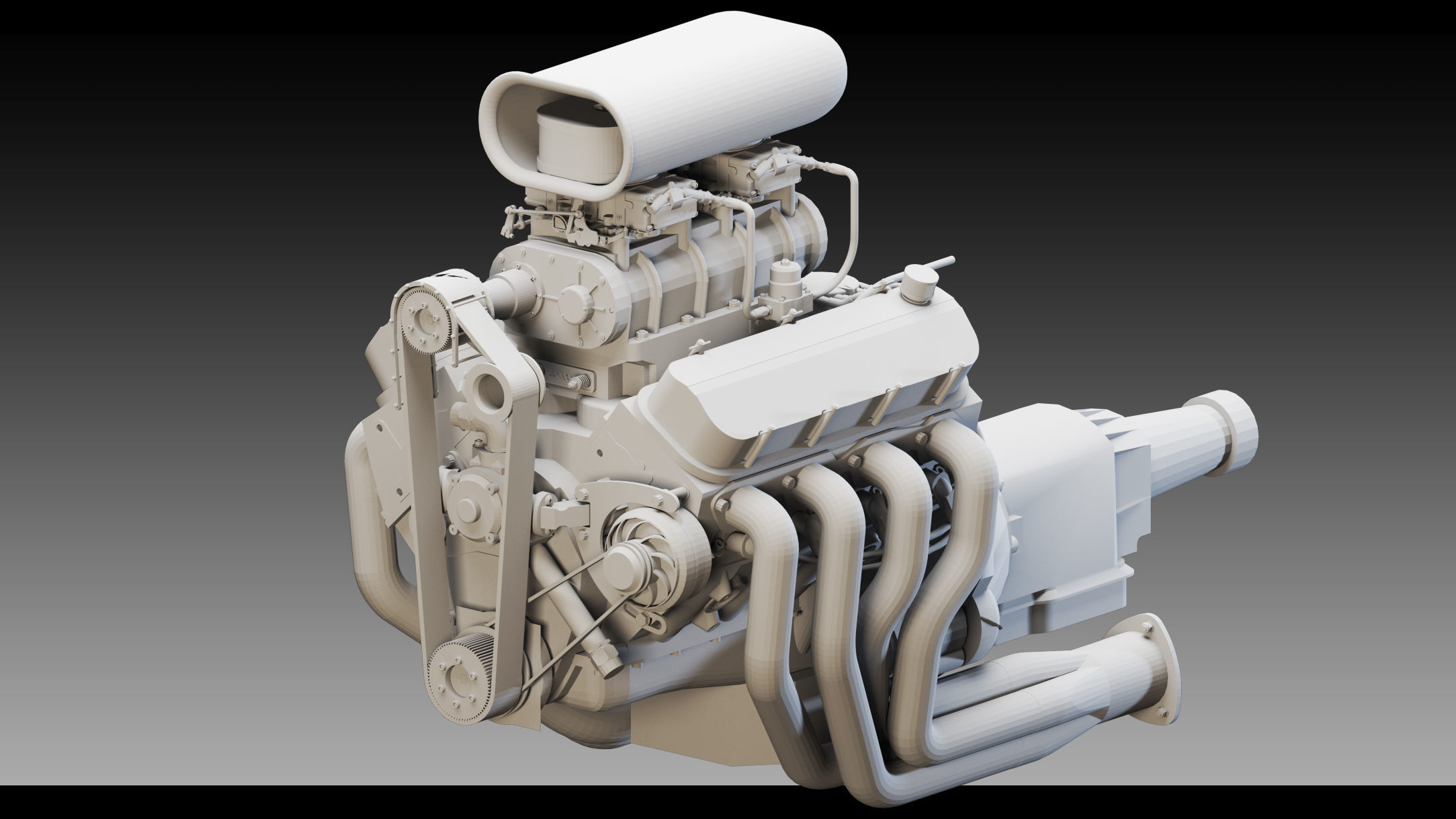 13 Industrial Engines- Vol 05- High detail 3d models Low-poly 3D model_8