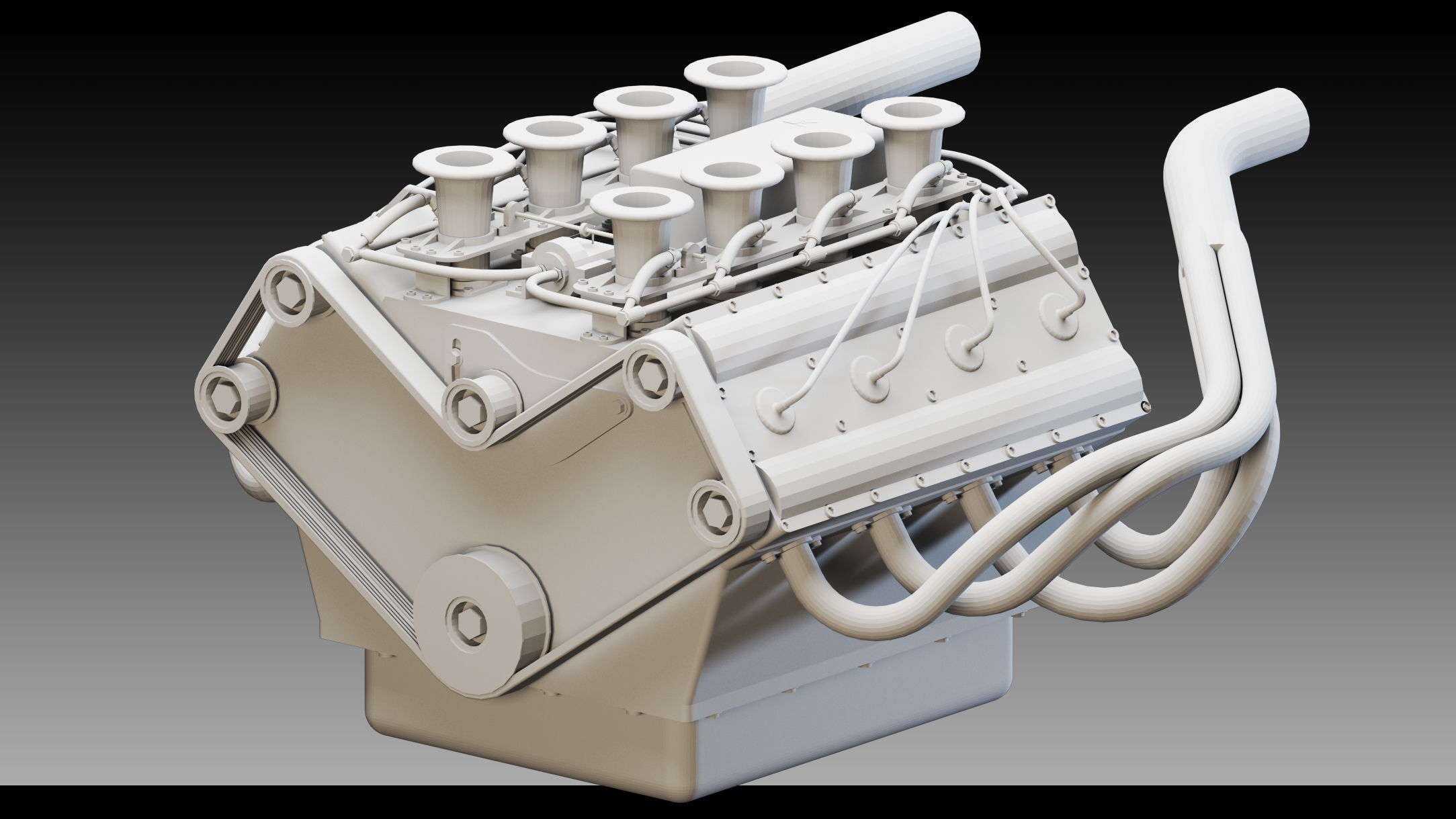 13 Industrial Engines- Vol 05- High detail 3d models Low-poly 3D model_5