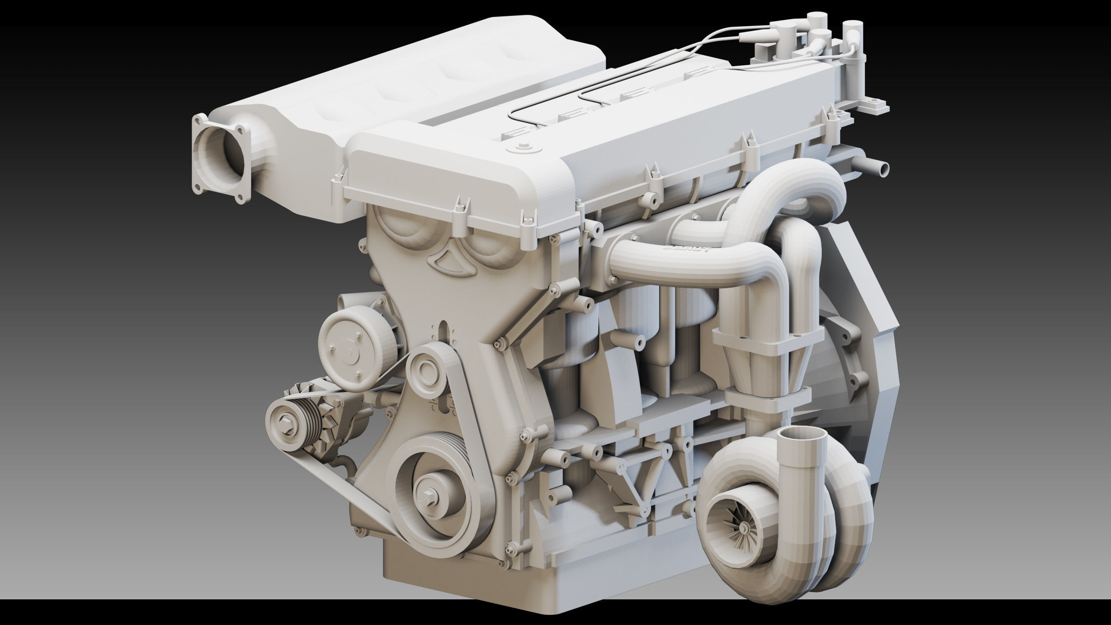 13 Industrial Engines- Vol 05- High detail 3d models Low-poly 3D model_9