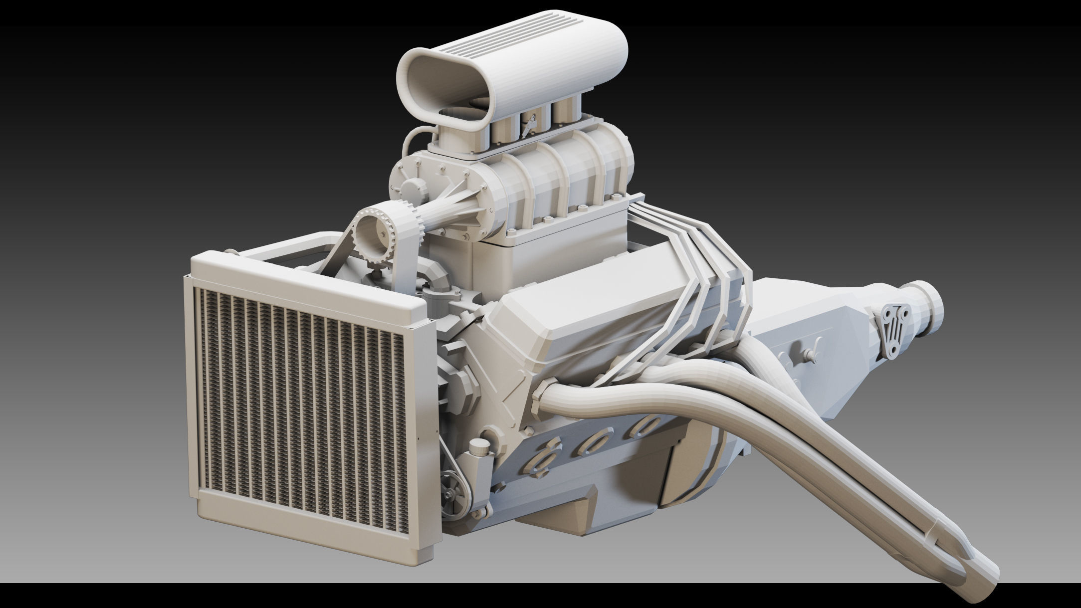 13 Industrial Engines- Vol 05- High detail 3d models Low-poly 3D model_6