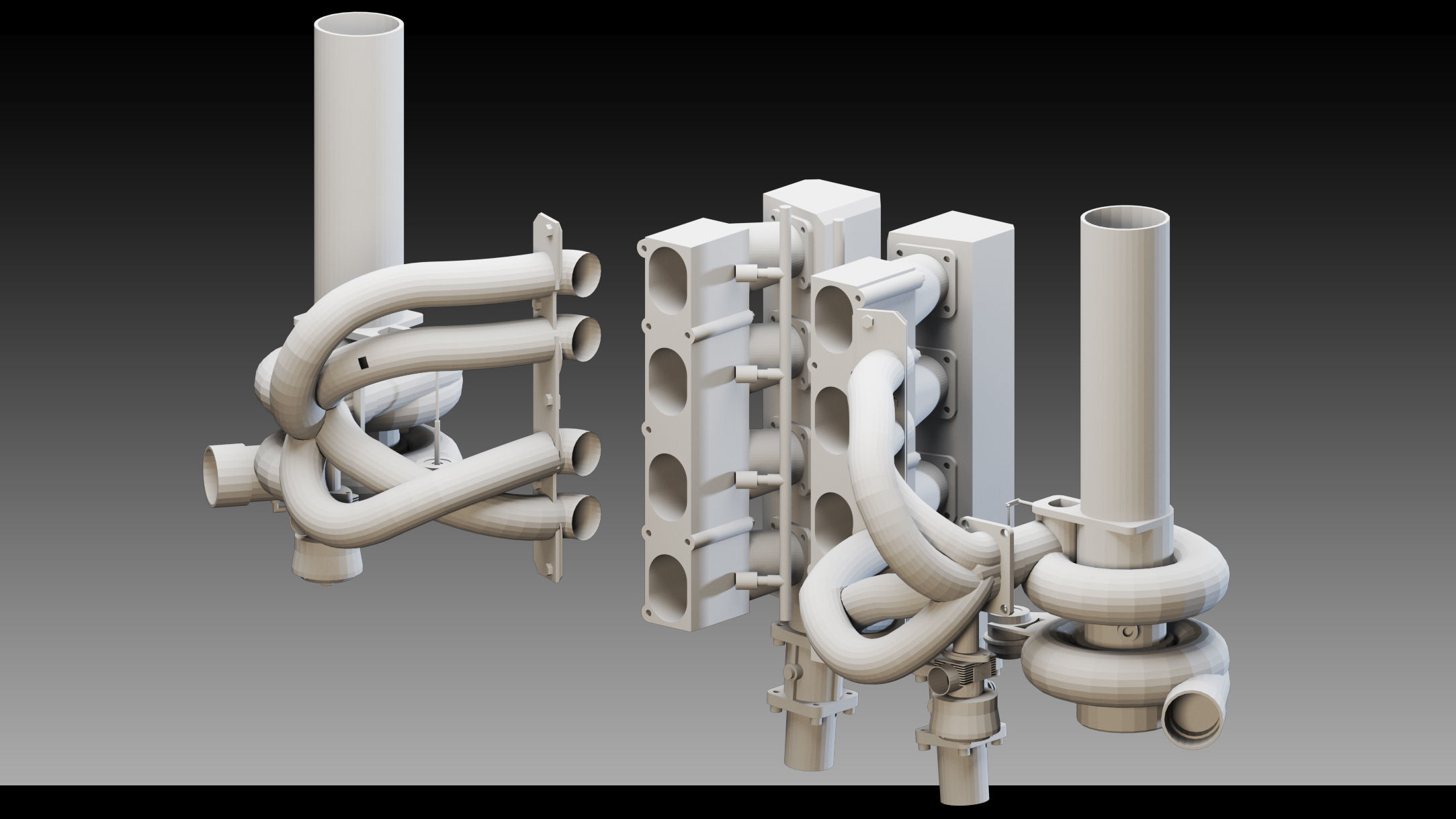 13 Industrial Engines- Vol 05- High detail 3d models Low-poly 3D model_10