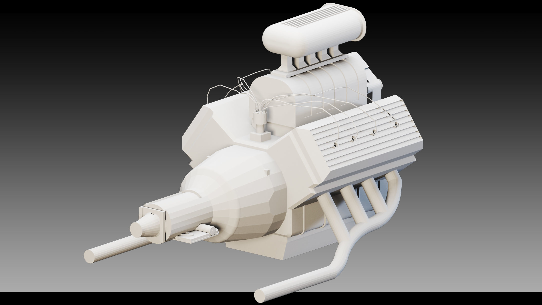 13 Industrial Engines- Vol 05- High detail 3d models Low-poly 3D model_1