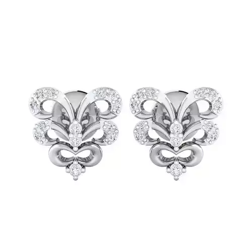 Women earrings 3D print model