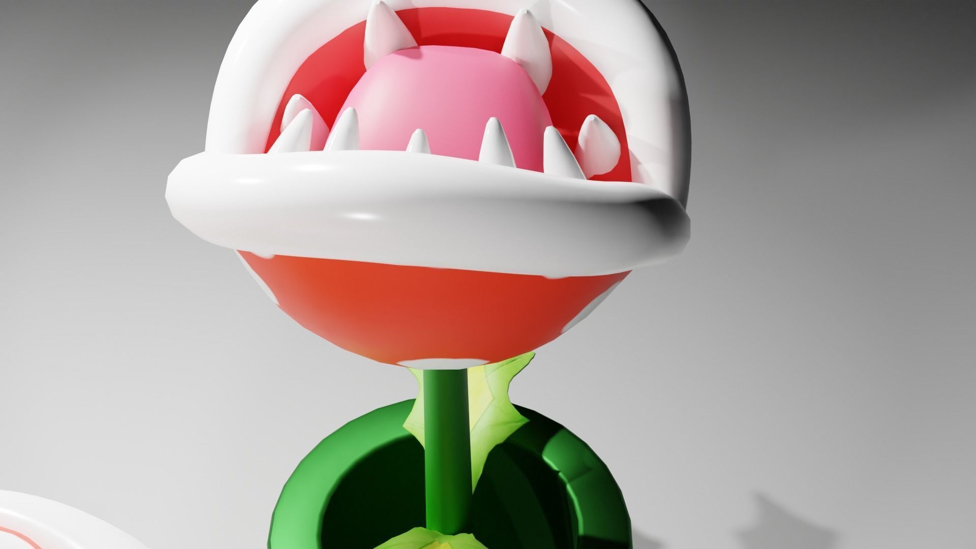 Piranha Plant from Mario 3D model_4