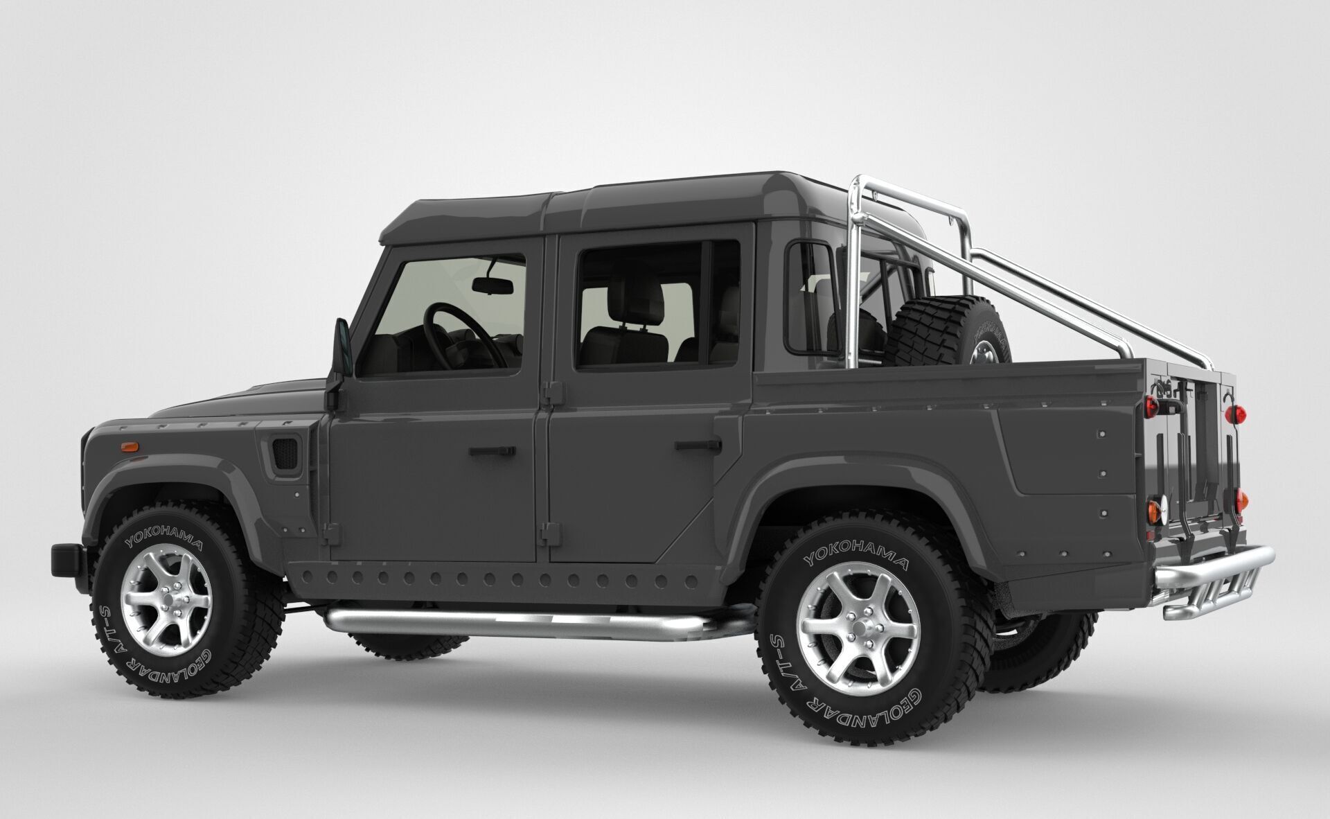 Land Rover Defender 3D model_2