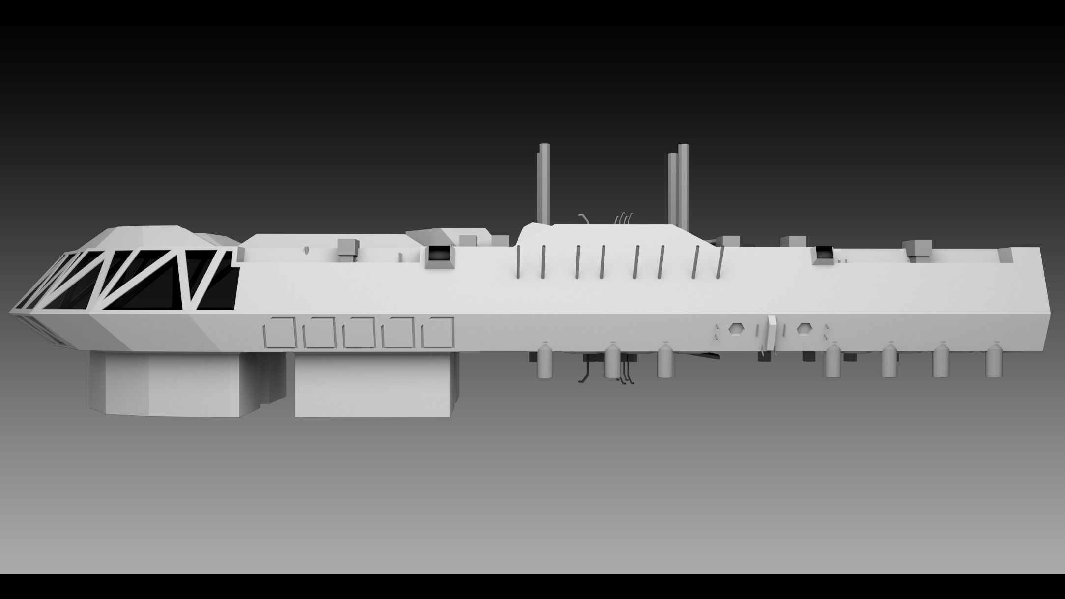 Sci-fi Station 01- High detail 3d models 3D model_4