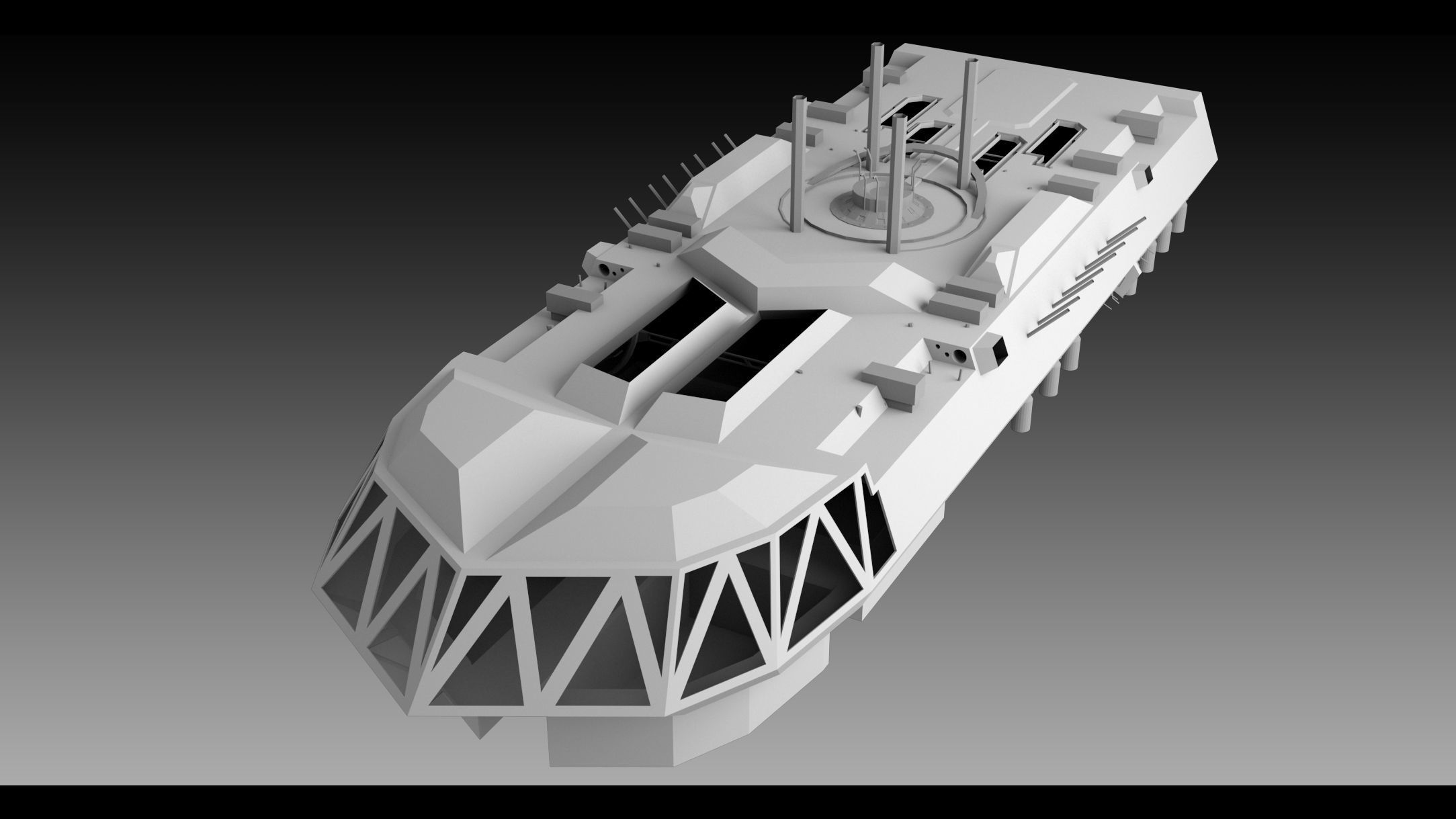 Sci-fi Station 01- High detail 3d models 3D model_6