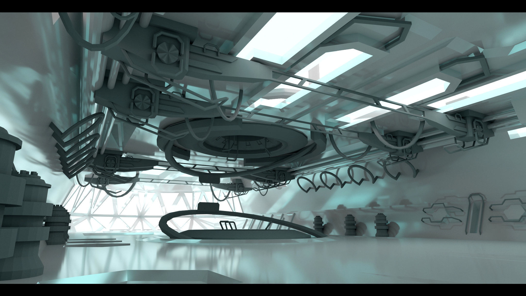 Sci-fi Station 01- High detail 3d models 3D model_3