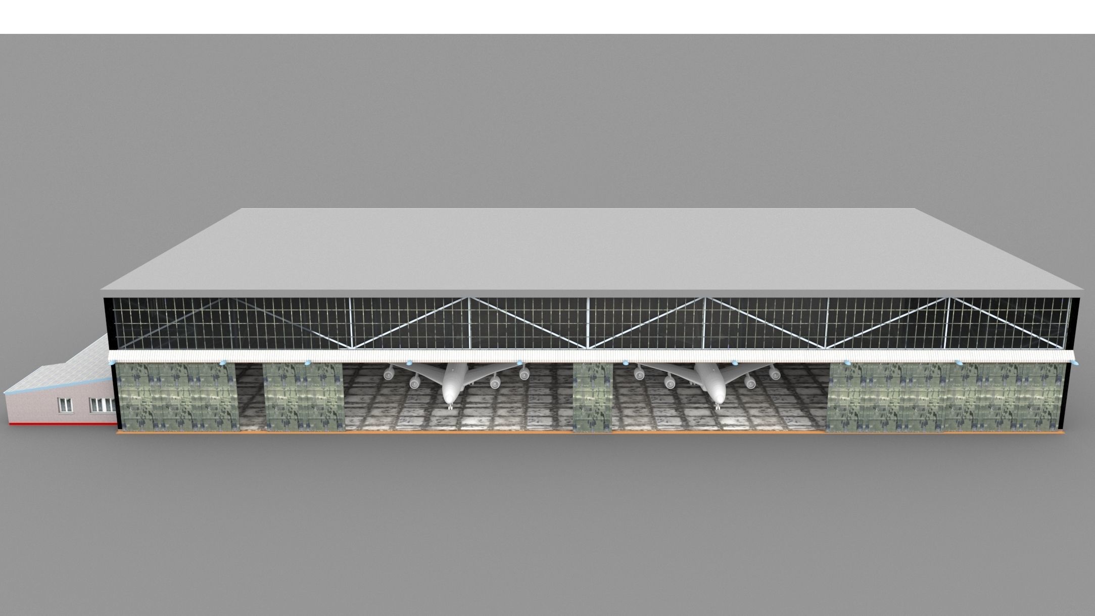 Airplane Hanger- Airlplanes- Vol 02- High detail 3d models 3D model_13