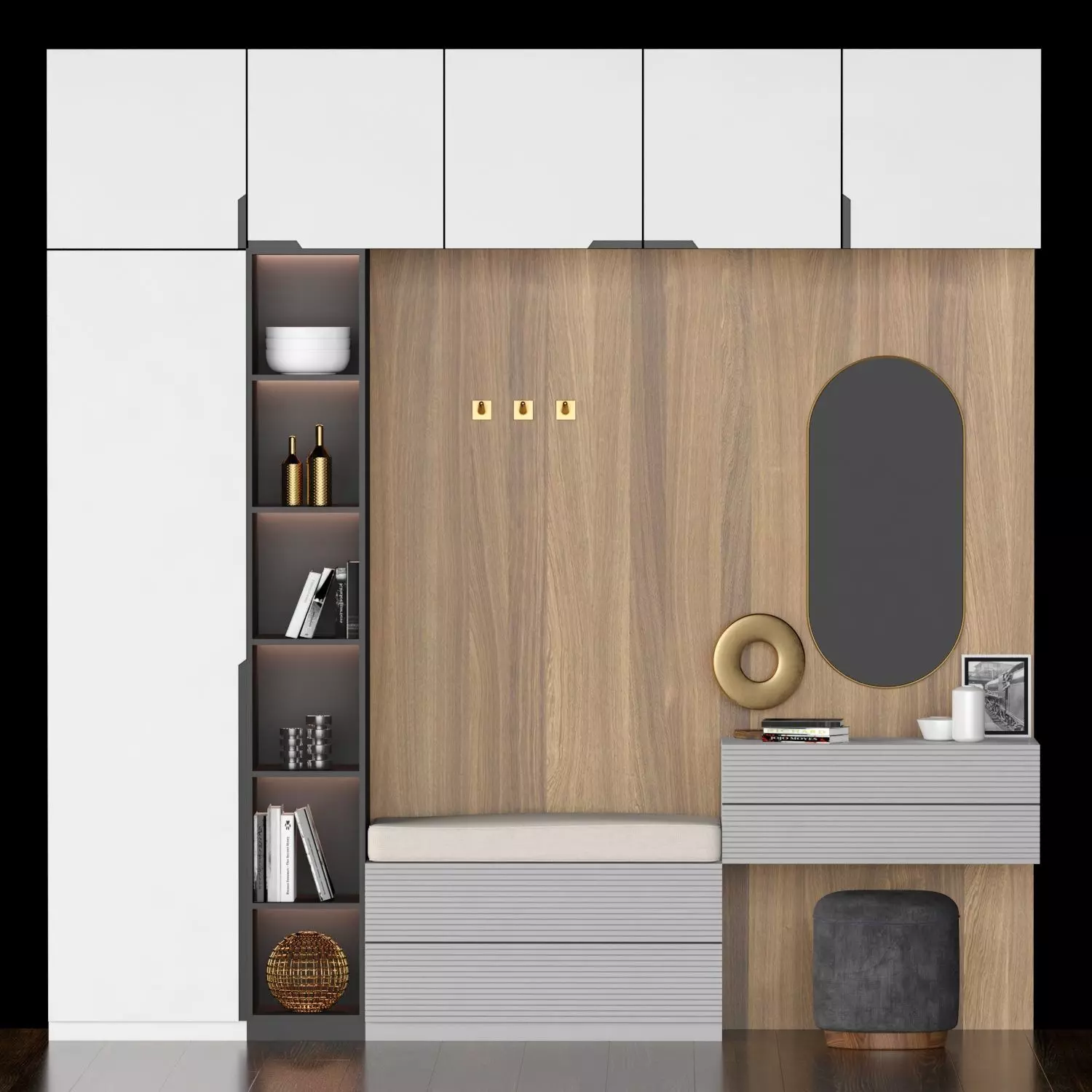 hallway furniture  3D model_0