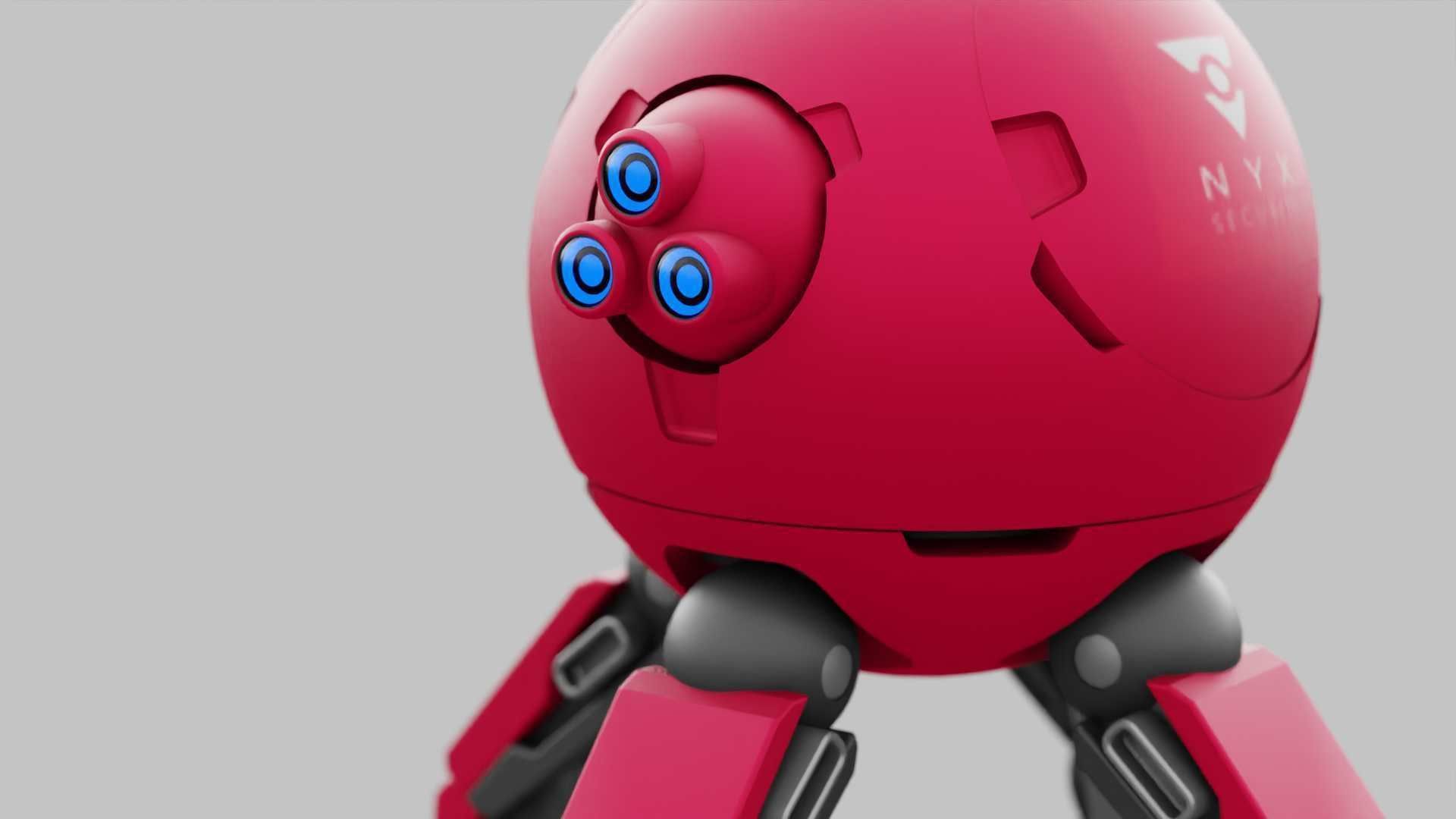 BALL DROID R-600 RIGGED 3D model_22
