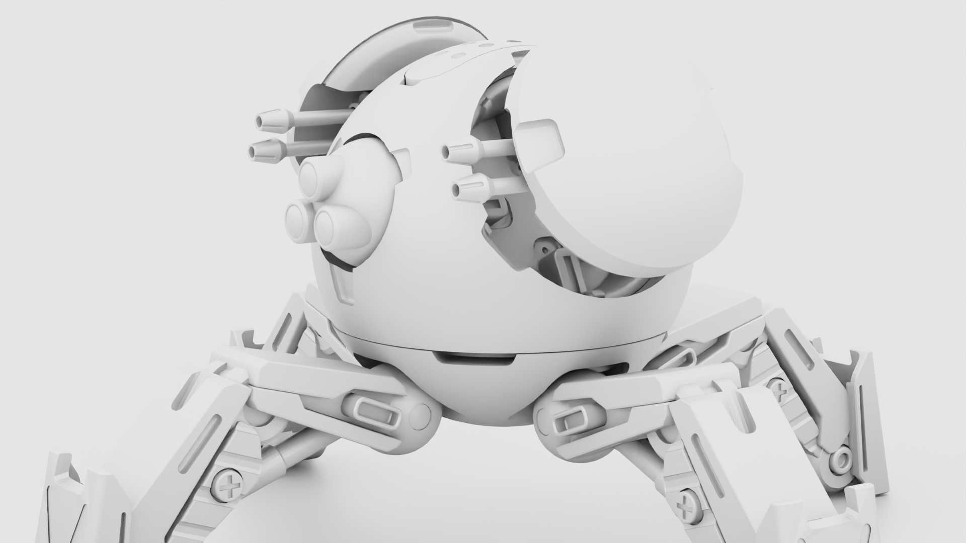 BALL DROID R-600 RIGGED 3D model_31