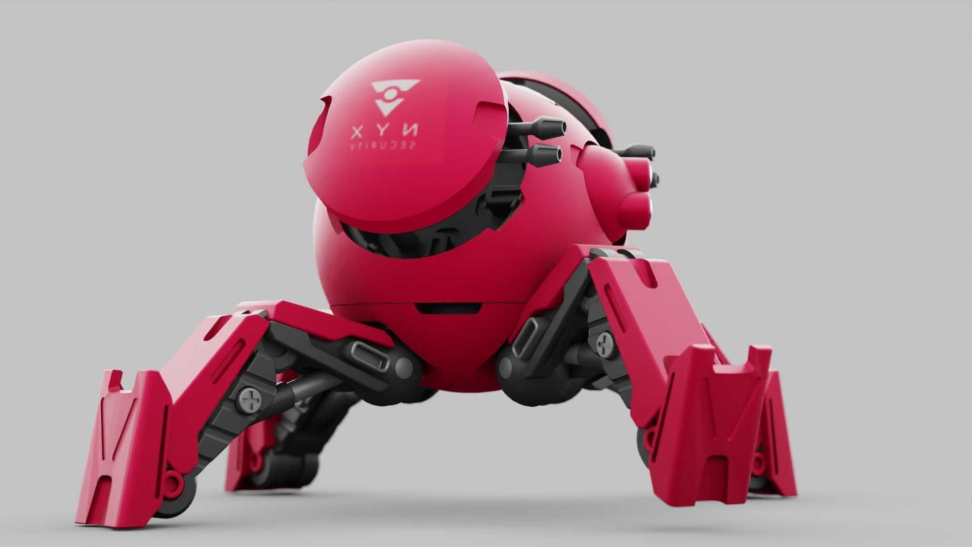 BALL DROID R-600 RIGGED 3D model_17