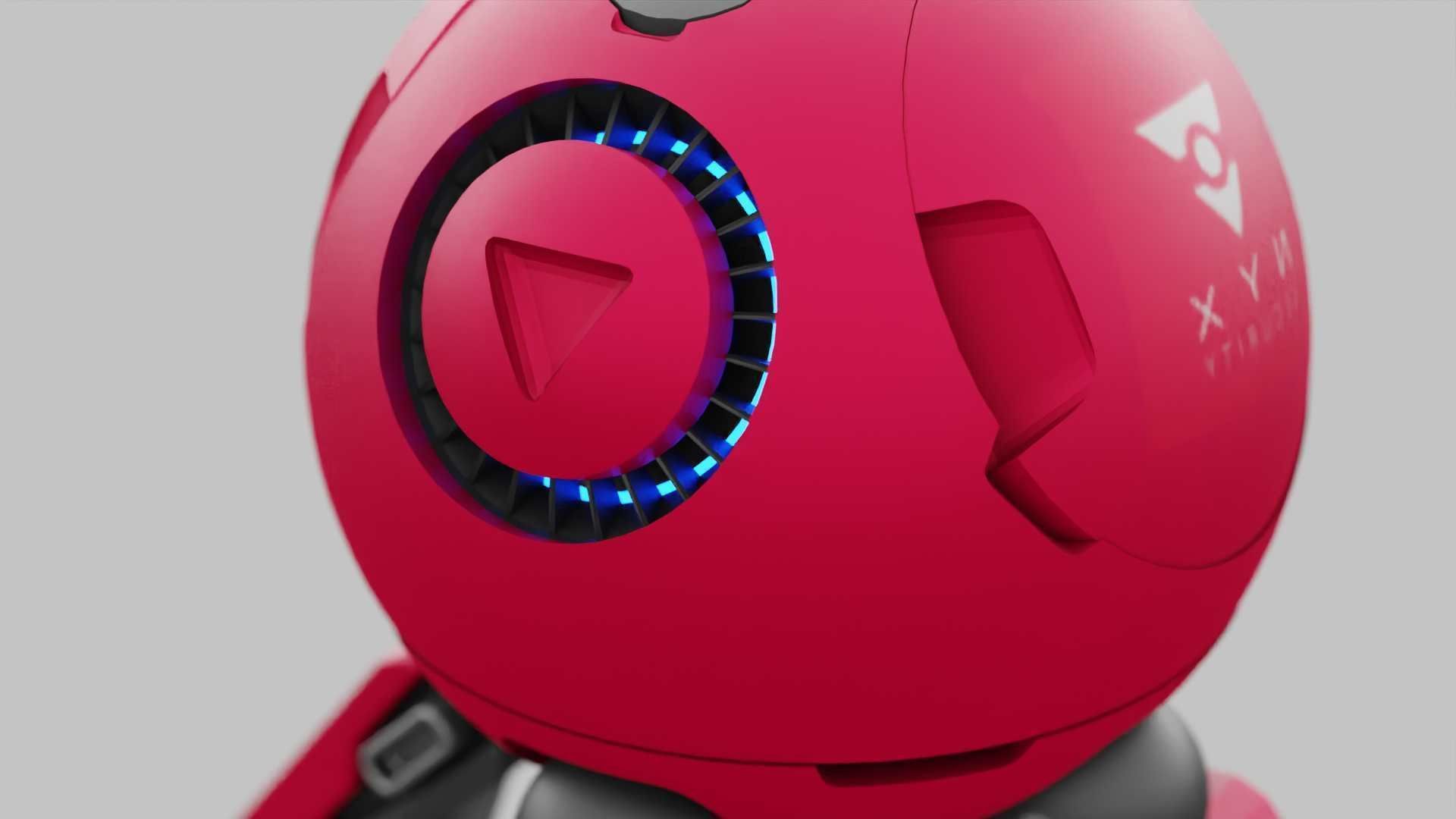 BALL DROID R-600 RIGGED 3D model_25